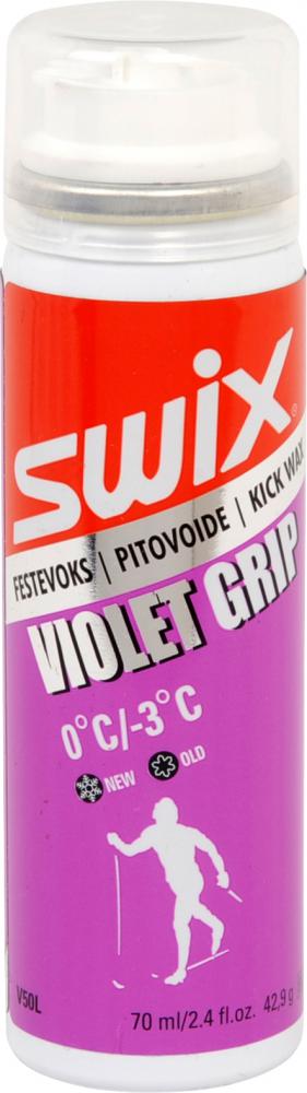 Swix-V50LC Violet grip spray 0--3C, 70ml-V50LC-Sporten Bagn-1