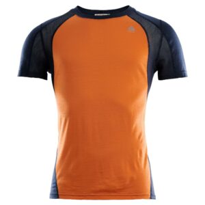 Aclima-LightWool Sports T-skjorte Herre Marine-Oransje-104785-Sporten Bagn-1