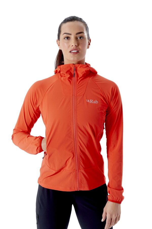 Rab-Borealis Vindjakke Dame Oransje-QWS-39-Sporten Bagn-7