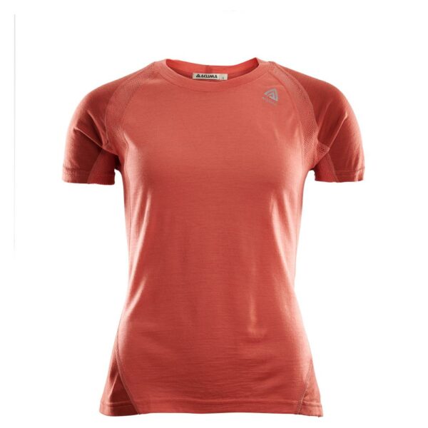 Aclima-LightWool Sports T-skjorte Dame Rød-104688-Sporten Bagn-1