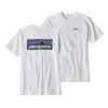 Patagonia-P-6 Logo responsibili-Tee Bomull T-skjorte Herre Hvit-P38504-Sporten Bagn-5