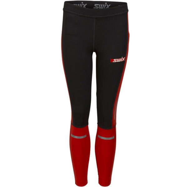 Swix-Carbon Tights Junior SortRød-32262-Sporten Bagn-1