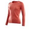 Aclima-LightWool Sports Trøye Dame Oransje-104675-Sporten Bagn-2