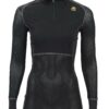 Aclima-WoolNet Polo Zip Trøye Dame Sort-101636-Sporten Bagn-3