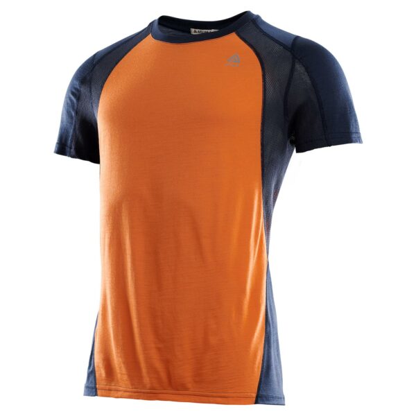 Aclima-LightWool Sports T-skjorte Herre Marine-Oransje-104785-Sporten Bagn-4