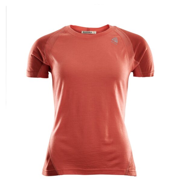 Aclima-LightWool Sports T-skjorte Dame Rød-104688-Sporten Bagn-4