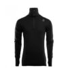 Aclima-DoubleWool Polo Zip Herre Grå-103439-Sporten Bagn-1