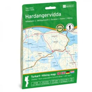 Nordeca-Hardangervidda 1:50 000-N3006-Sporten Bagn-1
