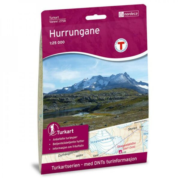 Nordeca-Hurrungane 1:25 000-N2758-Sporten Bagn-1