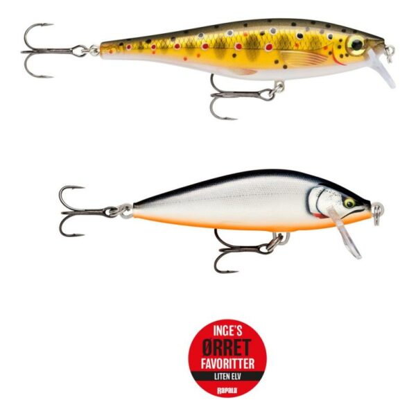 Rapala-Inge Rønning´s Ørretfavoritter Liten Elv 2pk-125665-Sporten Bagn-1