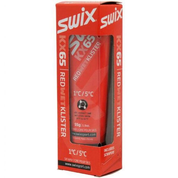 Swix-KX65 Red Klister, 1C to 5C-KX65-Sporten Bagn-1