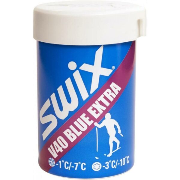 Swix-V40 Blue Extra Hardwax -1--7C, 43g-V0040-Sporten Bagn-1