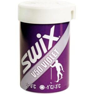 Swix-V50 Violet Hardwax 0C, 43g-V0050-Sporten Bagn-1