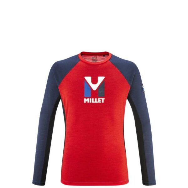 MILLET-MILLET TRILOGY WOOL TS LS M ROGUE-NOIR--Sporten Bagn-1