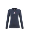 MILLET-MILLET TRILOGY WOOL TS LS W SAPHIR--Sporten Bagn-1