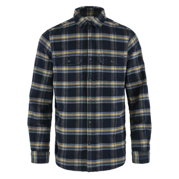 Fjällräven-Fjällräven ÖVik Heavy Flannel Shirt M-82978-Sporten Bagn-1